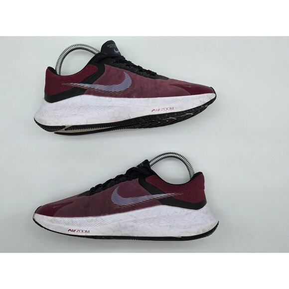 NIKE AIR ZOOM WINFLO 8 Sz 7.5 Dark Beetroot CW3421-600 Women's Running Shoes - Picture 2 of 9